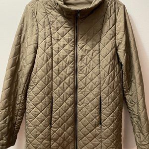 Women Brown Light Puffer Jacket